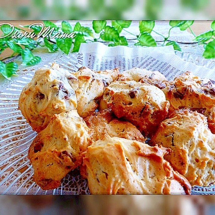 ☆バター不要♪　白ココアチョコクッキー☆